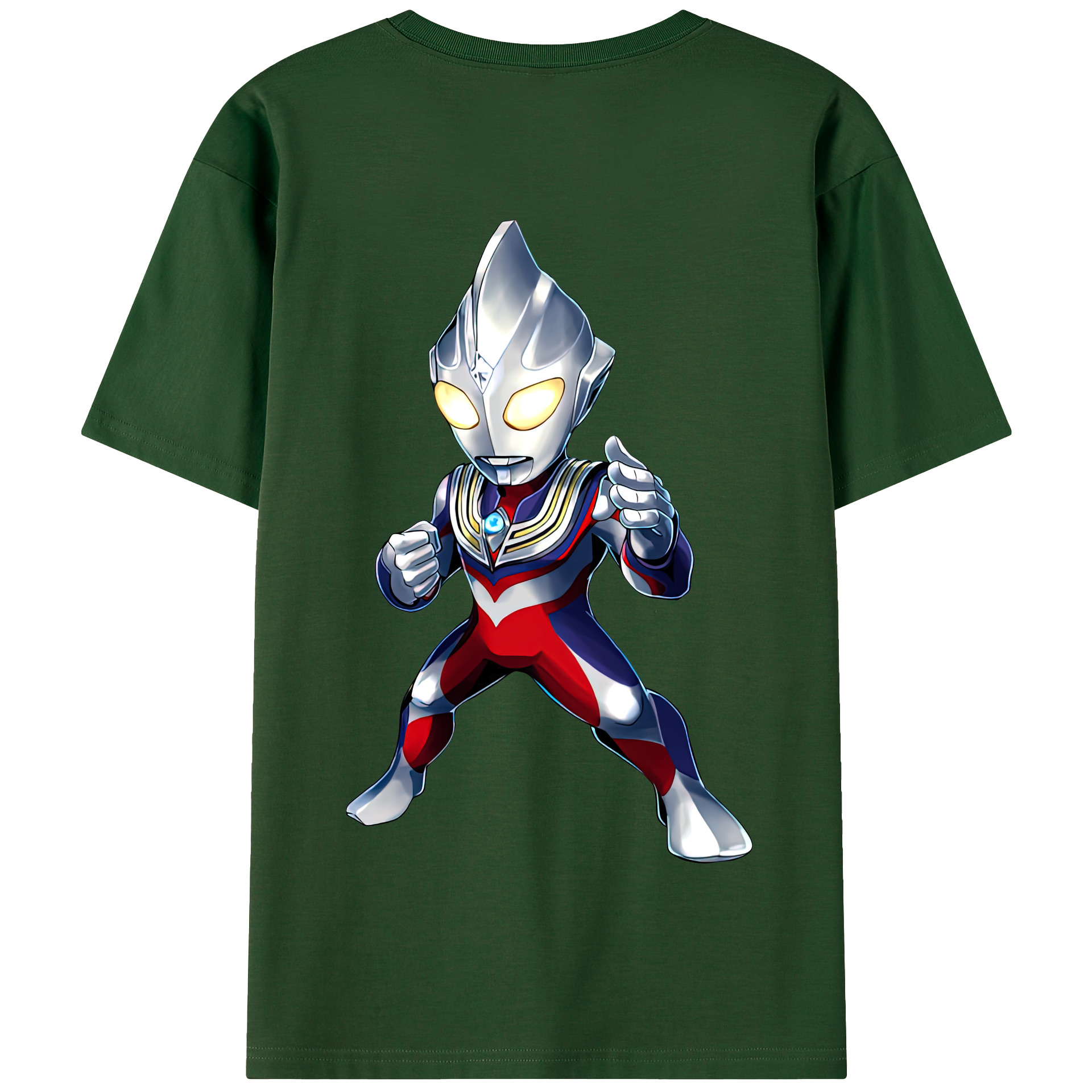 （画像用） ウルトラマン Ultraman 綿100％半袖Tシャツ（背面プリント）